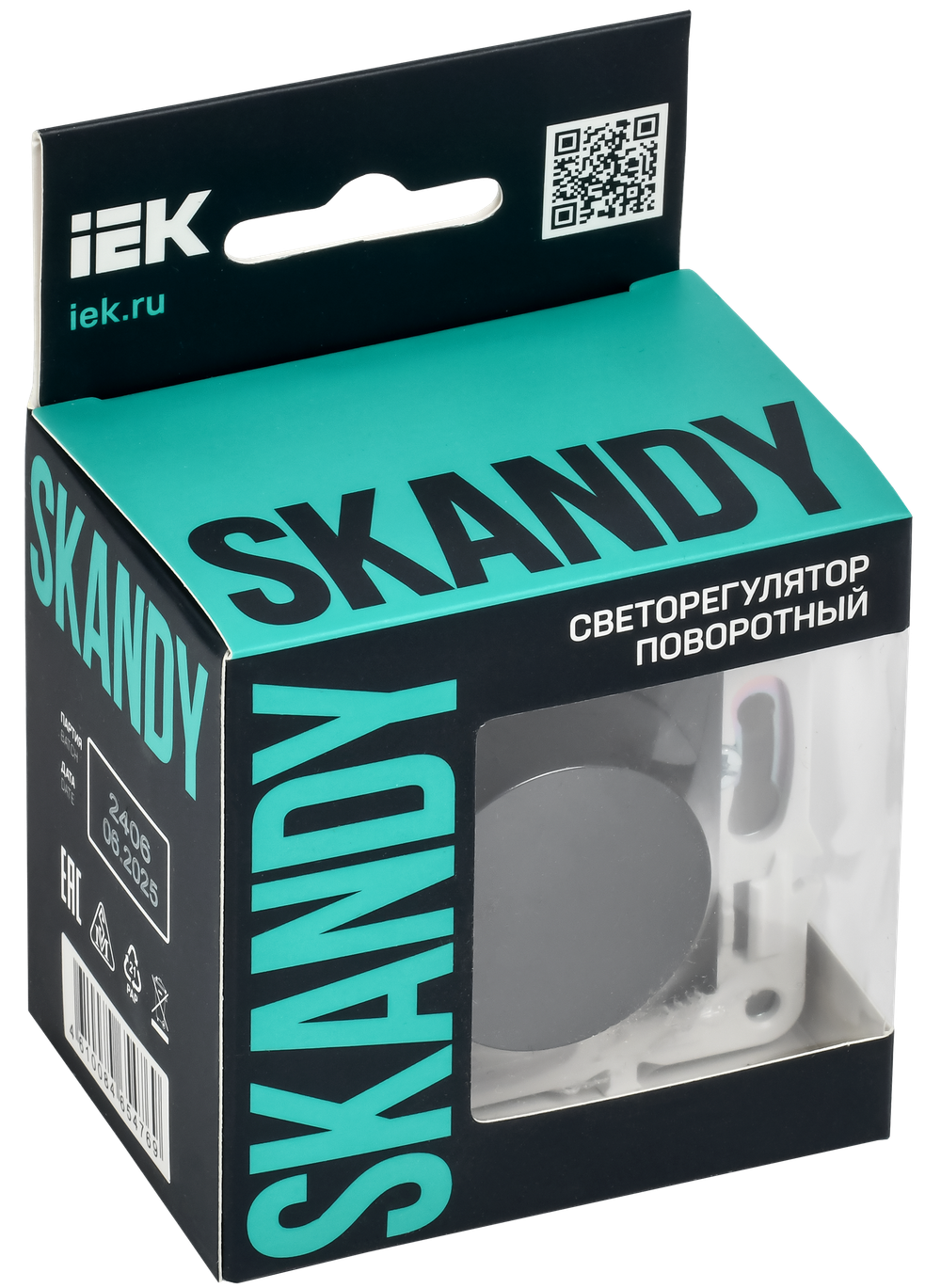 SKANDY Светорегулятор поворотный 600Вт SK-D01T титан IEK