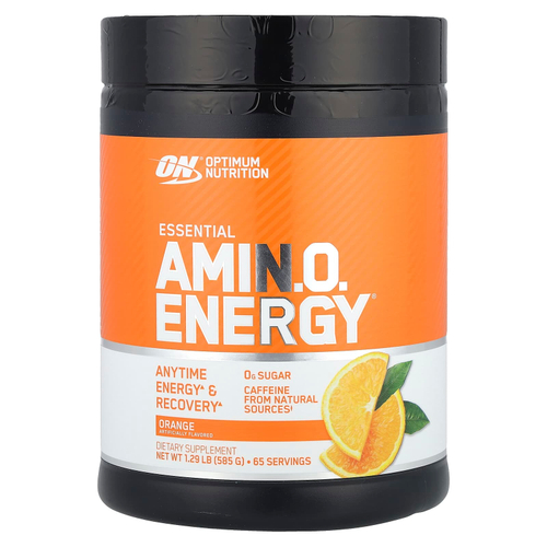 Optimum Nutrition, ESSENTIAL AMIN.O. ENERGY, Orange Cooler, 585 г (1,29 фунта)