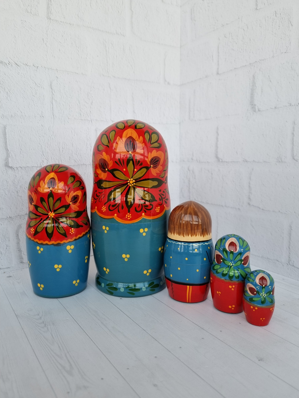Матрешка "с курочкой" традиция 5мест