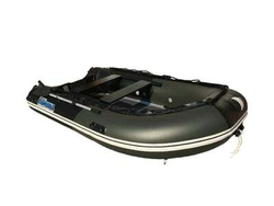 Лодка ПВХ STORMLINE Flexiteek 380 (черно-зеленая/красно-черная)