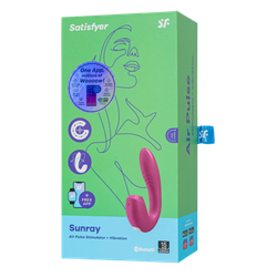 Satisfyer Sunray - вибратор с бесконтактным стимулятором клитора (+приложение)