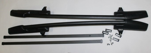 Багажник-рейлинги /1119/ с поперечиной, черный (VAMER)