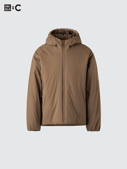 UNIQLO Куртка PUFFERTECH, коричневый