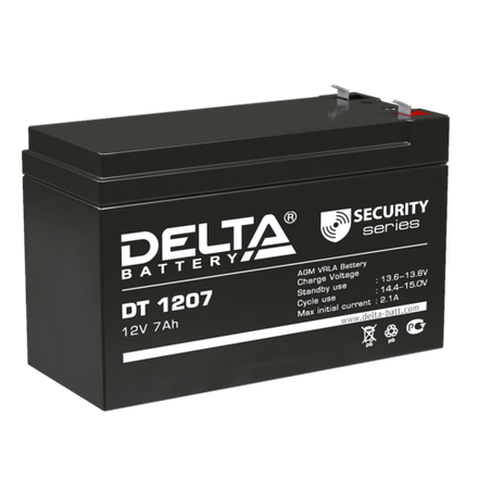 Аккумуляторная батарея Delta DT 1207 (12V / 7Ah)
