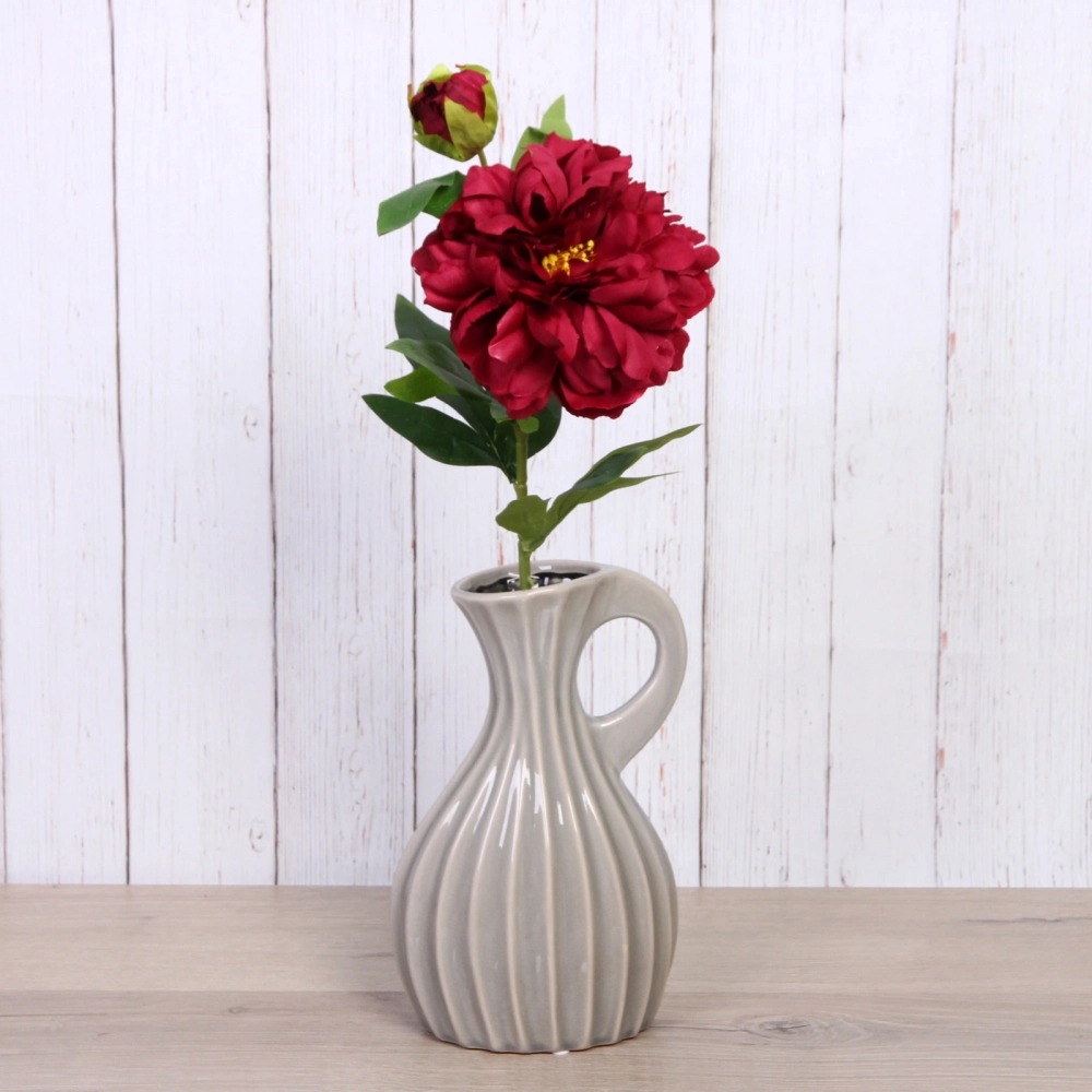 Цветок искусственный «Natur» 68см Пион бордовый