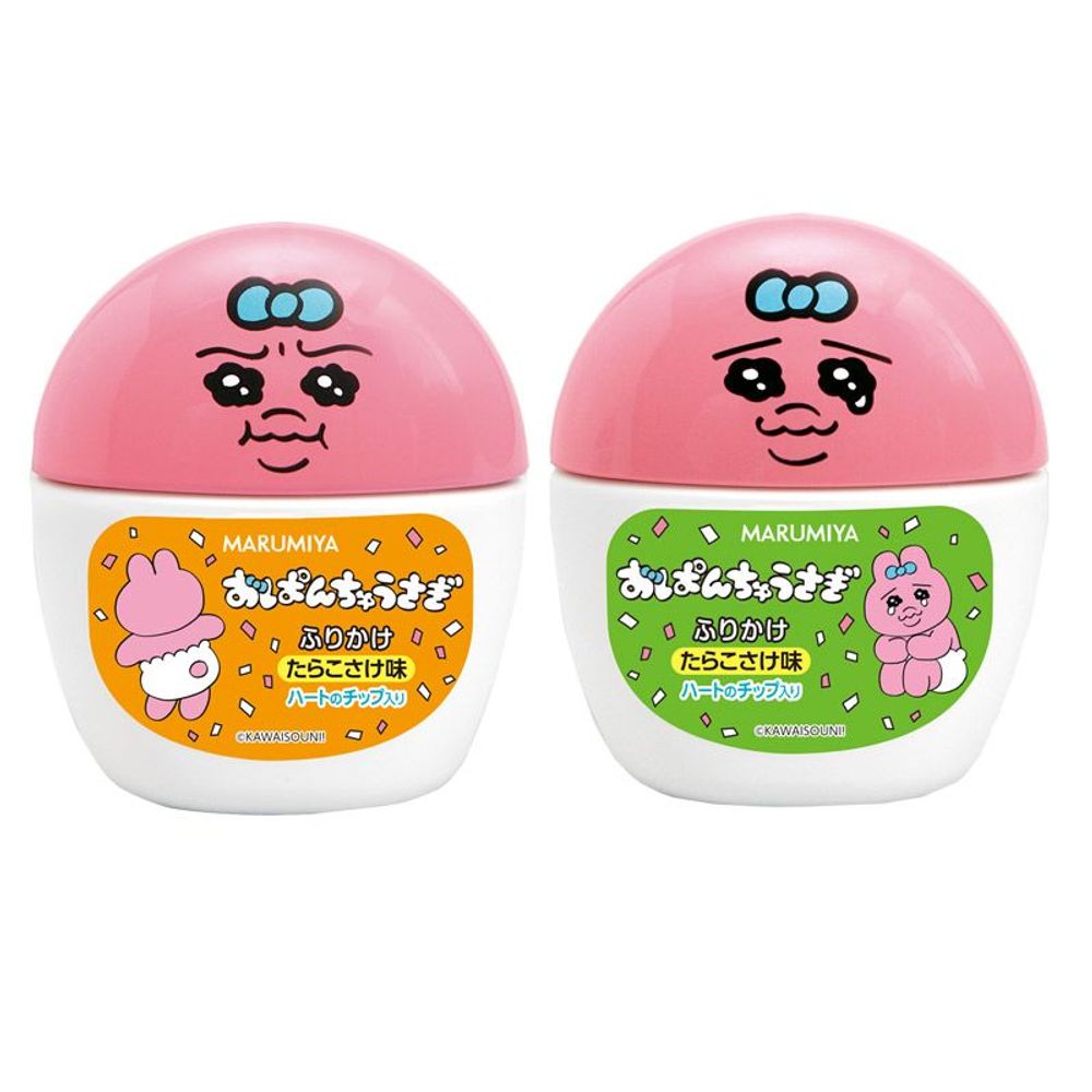 Присыпка к рису Кролик с икрой трески и лососем, Marumiya, банка 20 гр.