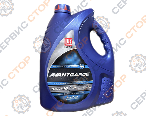 Масло моторное полусинтетическое 5л Лукойл Авангард 10w-40