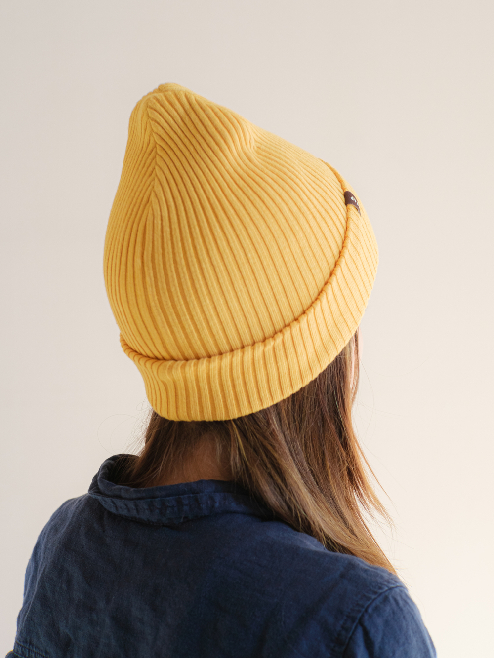 Шапка вязаная весенняя/осенняя МУЛА (Медовый)