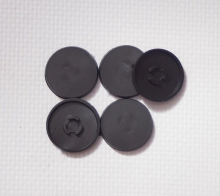 Круглая ровная база 28,5 мм — 100 шт.