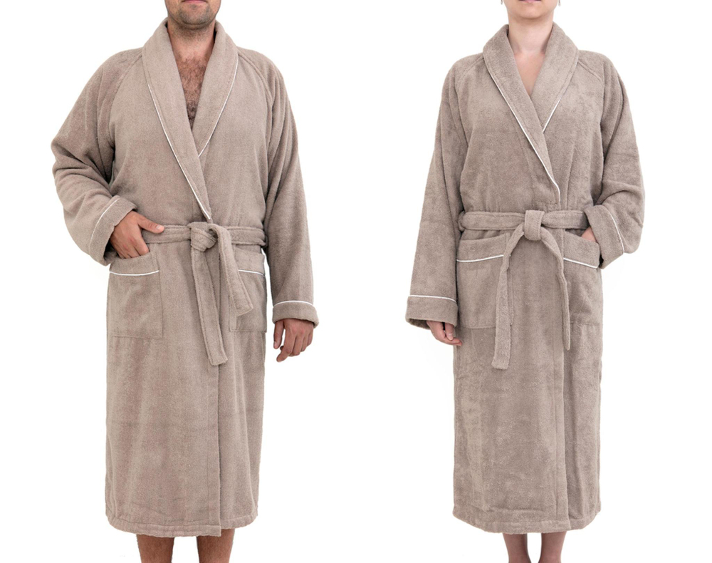 Халат махровый Luxberry Basic табачный