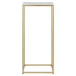 Набор из 2-х столиков Mayen Gold, белые/золотистые