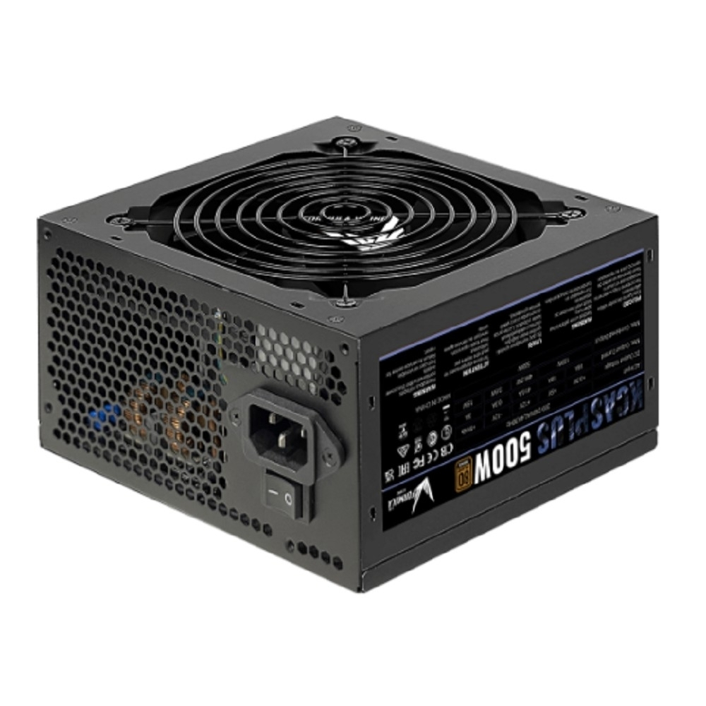 Блок питания Formula KCAS-500 PLUS (80+ bronze (24+4+4pin) APFC 120mm fan 7xSATA RTL) (ex Aerocool)
