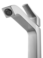 Смеситель для раковины высокий WONZON & WOGHAND FLEX, Брашированный никель (WW-88019072-BN)