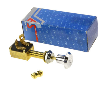 Переключатель штоковый двухпозиционный OFF-ON, 12 В/15 А, 3P