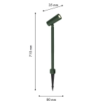 Грунтовый светодиодный светильник Favourite Micron 4811-1T