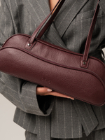 Женская кожаная сумка DBR 31186 зимняя вишня