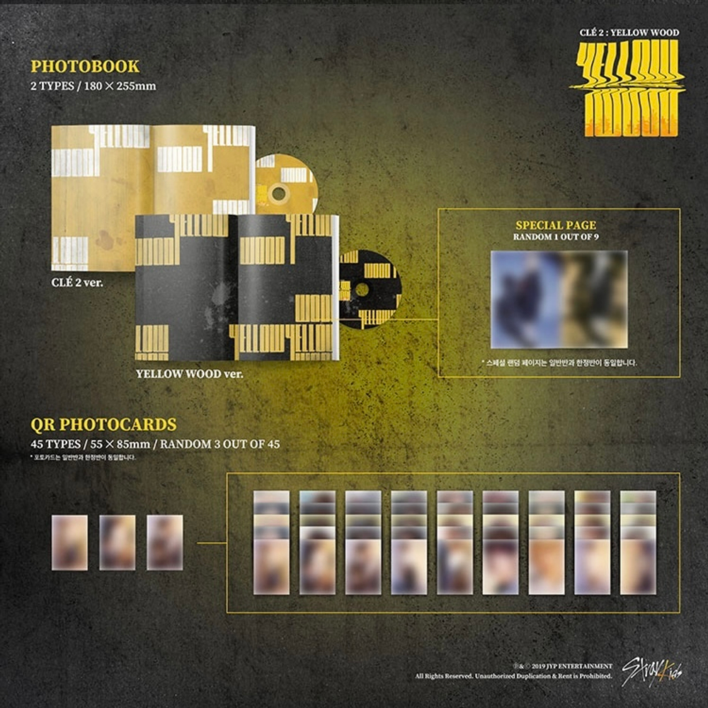 Альбом Stray Kids - CLE 2 : Yellow Wood