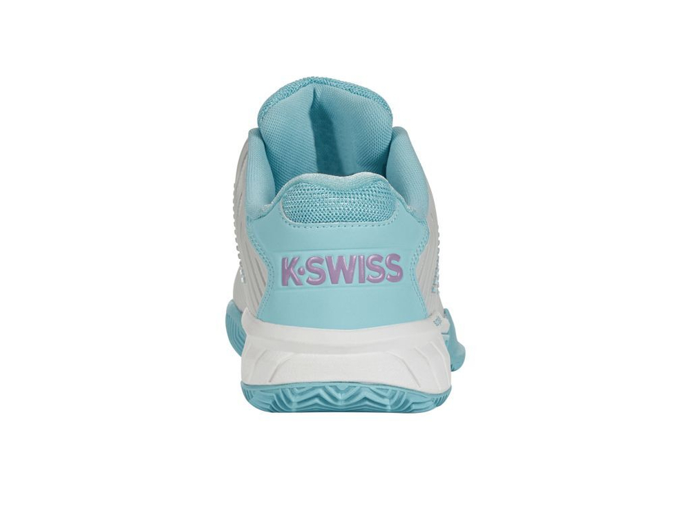 Женские теннисные кроссовки K-Swiss Hypercourt Express 2 HB - brilliant white/angel blue/sheer lilac