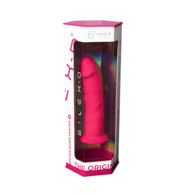 Фаллоимиатор термоактивный из Silexpan 7.5" розовый 220611AL