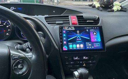 Магнитола для Honda Civic 9 2012-2015 (хэтчбэк) - Canbox 9-0108 Qled, Android 10, ТОП процессор, SIM-слот