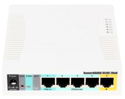 Роутер MikroTik RB951Ui-2HnD 802.11n 2.4ГГц 300Mbps 30dBM 5xLAN USB