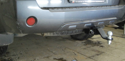 Фаркоп Бизон на Nissan Pathfinder FA 0412-E (R51, с 2004 по 2014 г.в.) (паспорт и сертификат в комплекте)(без электрики)