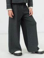 Брюки широкие для девочки AT991 темно-серый