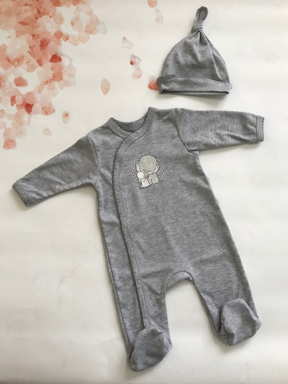 Комплект Арт. 5518 (ИП Лахитова И.И.) (Цвет: Серый (меланж), Размер: 74)