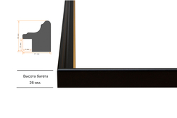 Рама 35x35 для картин и фотографий