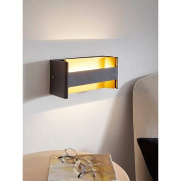 Светодиодный бра 10W 3000K 98545 золотой/черный FELONICHE Eglo