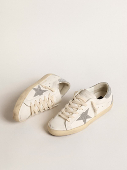 Super Star with silver Swarovski crystal star and heel tab