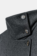 Короткий пальто с высоким воротником - ZARA