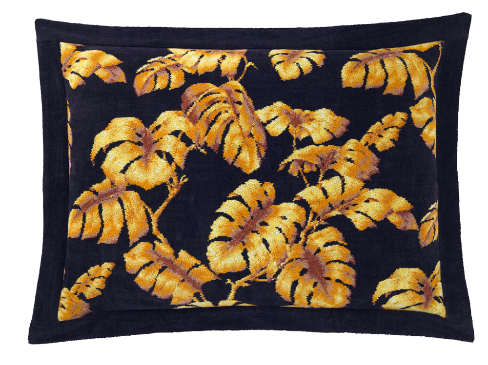 Наволочка 50x70 Feiler Tarovine Midnight черная Германия