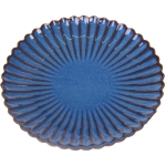 Тарелка керамическая «Верона» 27см ромашка синяя
