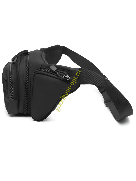 Тактическая военная сумка поясная через плечо Черный