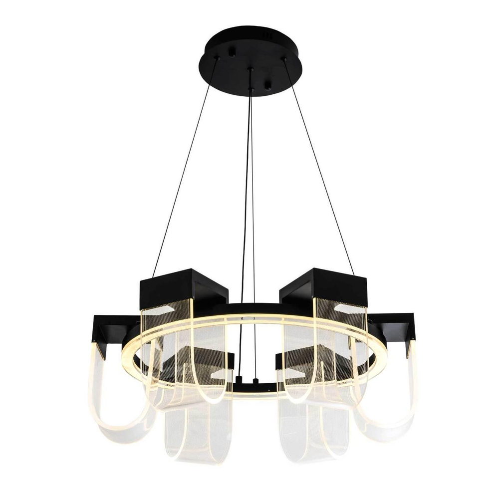 Подвесной светодиодный светильник LED4U L7707-600 BK