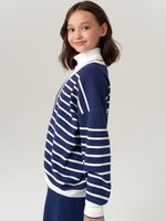 Кардиган для девочки в школу AT1010 сапфировый