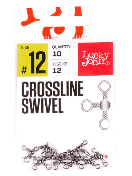 Вертлюги трехстор. LJ Pro Series CROSSLINE SWIVEL 012 10шт.