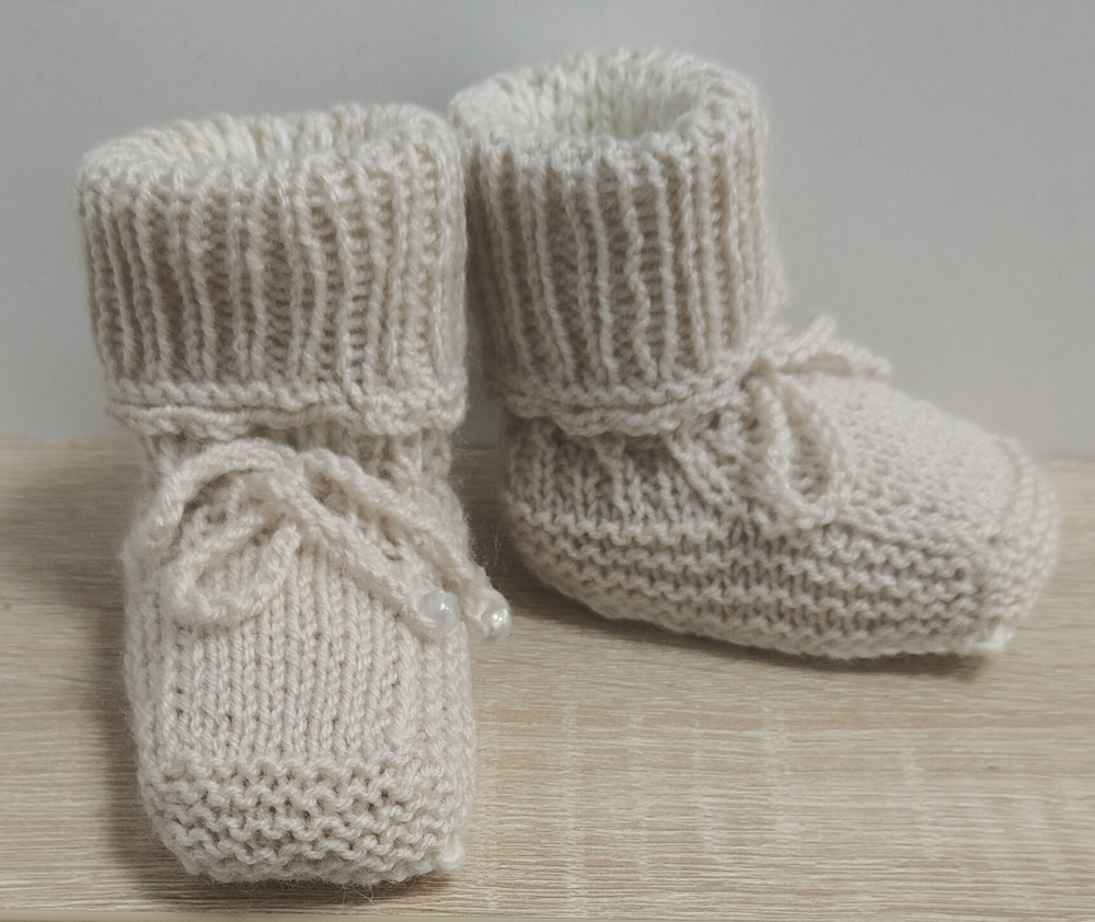 Пинетки детские бесшовные от 1-го года до 1,5 лет ручная работа