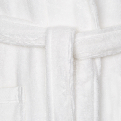 Халат мужской Vossen Massimo белый фрагмент