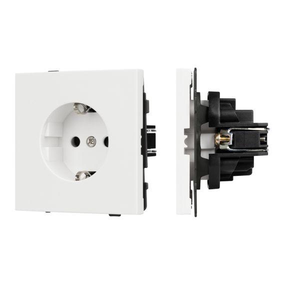 Механизм электрической розетки SCT-TENDO-MEU1-SFPL-WH (230V, 16A) Arlight 054641