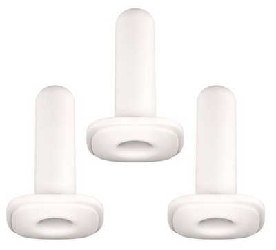 Набор из 3 узких сменных рукавов для мастурбатора Onyx (Цвет: белый)