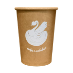 Бумажный стакан 350мл. Kraft Line LATTE ART, 1000шт/кор. Kraft Line