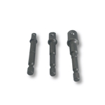 Набор переходников (адаптеров) шестигранник 1/4" на квадрат 1/4", 3/8", 1/2"