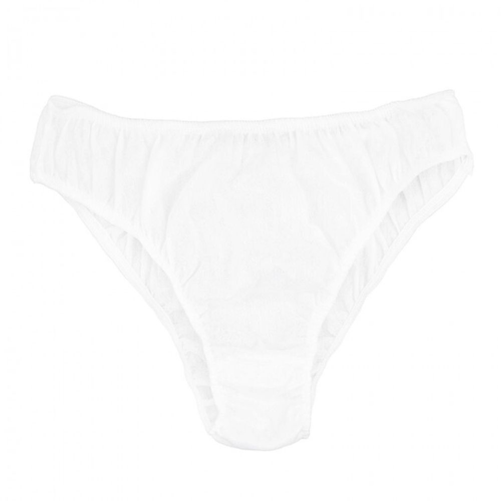 Одноразовые трусы женские классические (спанлейс), Чистовье. Цвет: белый. Размер: 48-52. Количество: 10 шт./уп.