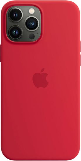 Чехол Apple MagSafe для iPhone 13 Pro Max, силикон, (PRODUCT)RED