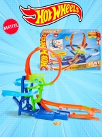 Автотрек Хот Вилс Невероятные воздушные столкновения JFD12