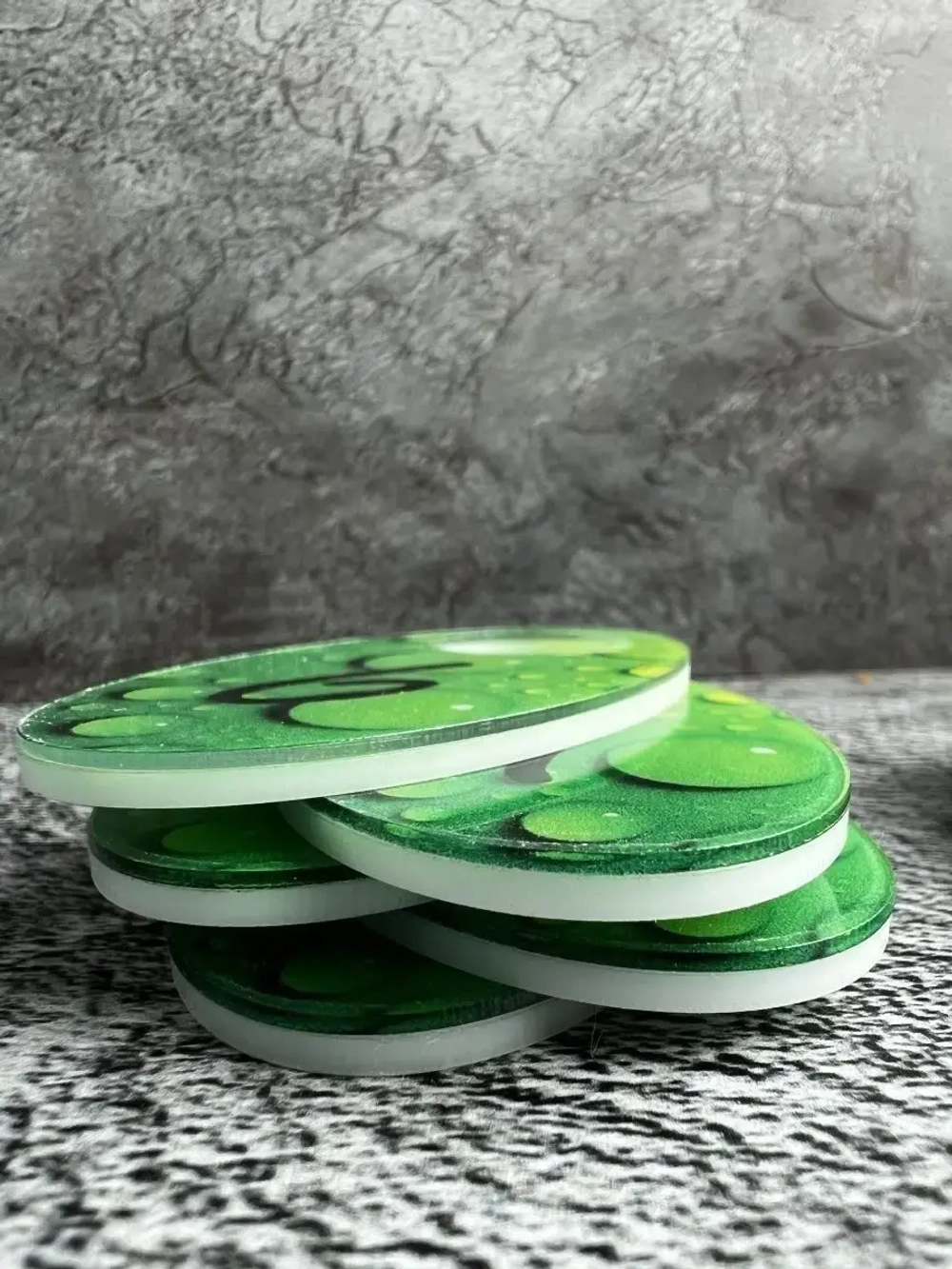 Номерки для гардероба акрил 4х7 см