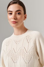 23169 Джемпер женский (молочный)