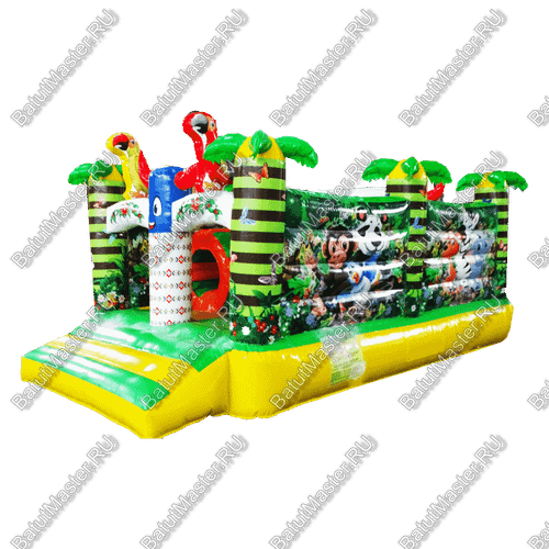 Надувной батут "Джунглимания" 4,5*3*2 м